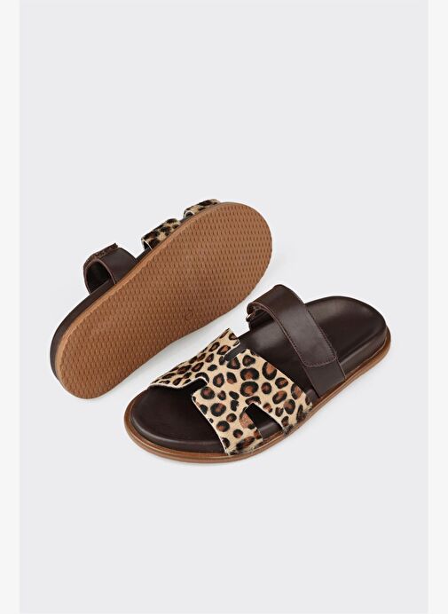 Kahve Kadın Düz Terlik - Görsel 6