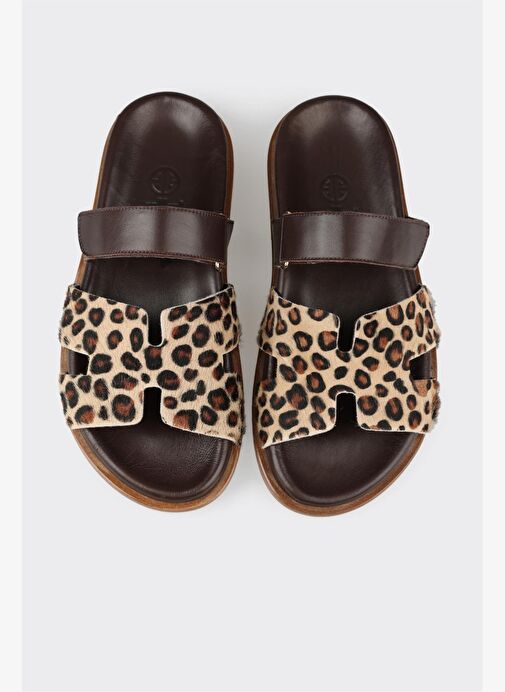 Kahve Kadın Düz Terlik - Görsel 9