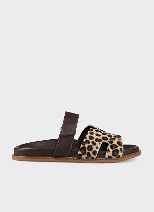 Kahve Kadın Düz Terlik - Görsel 5