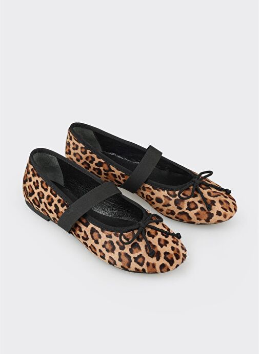 Taba Deri Kadın Günlük Ayakkabı - Görsel 3