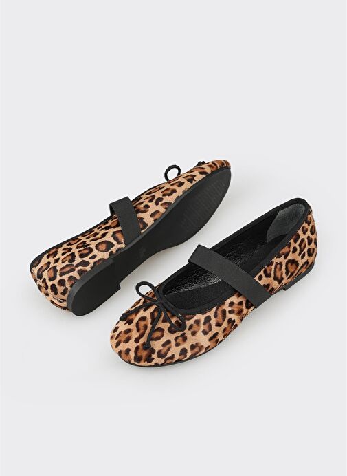 Taba Deri Kadın Günlük Ayakkabı - Görsel 4