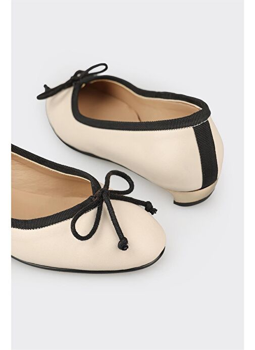 Ekru Kadın Topuklu Ayakkabı - Görsel 6