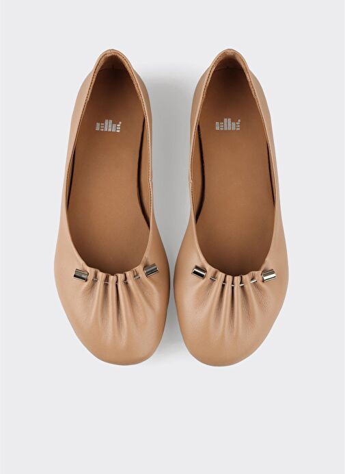 Naturel Deri Kadın Günlük Ayakkabı - Görsel 5