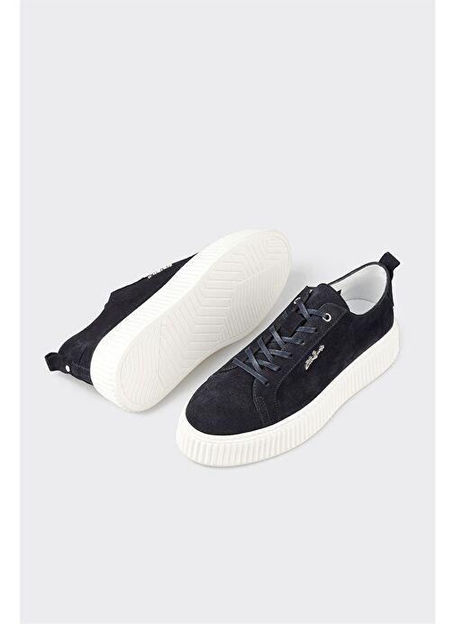 Lacivert Deri Erkek Spor Ayakkabı - Görsel 4