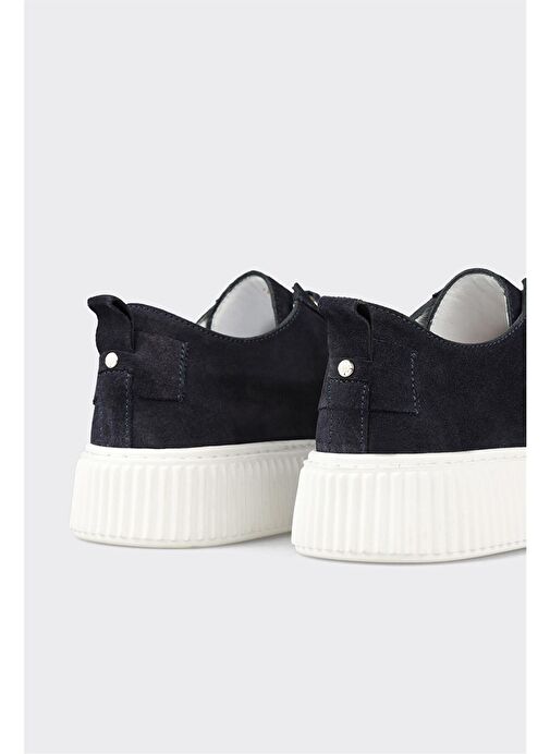 Lacivert Deri Erkek Spor Ayakkabı - Görsel 6