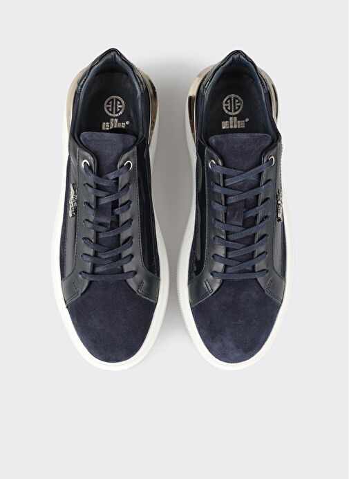 Lacivert Deri Erkek Spor Ayakkabı - Görsel 2