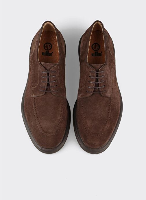 Kahve Deri Erkek Günlük Ayakkabı - Görsel 5