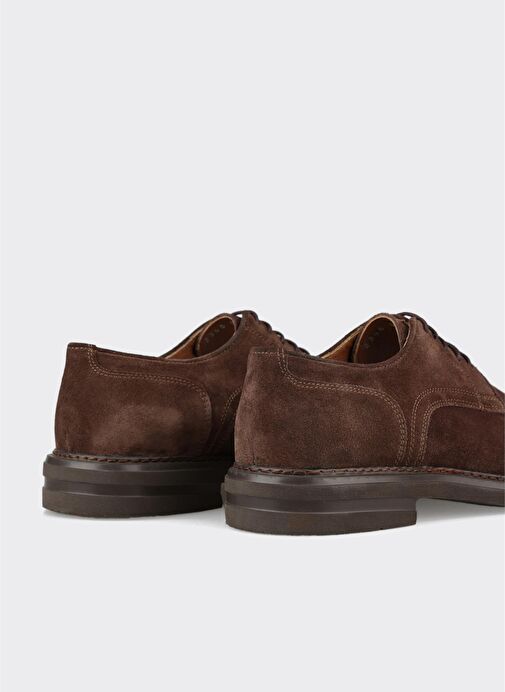 Kahve Deri Erkek Günlük Ayakkabı - Görsel 6