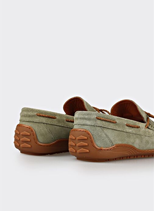 Yeşil Deri Erkek Günlük Ayakkabı - Görsel 11