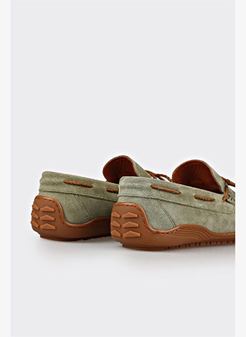 Yeşil Deri Erkek Günlük Ayakkabı - Görsel 10