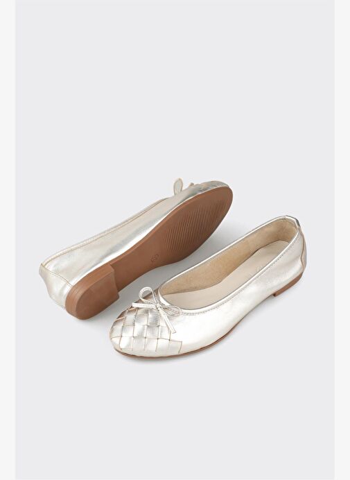 Elle Gold Kadın Deri Babet MITUARA - Görsel 6