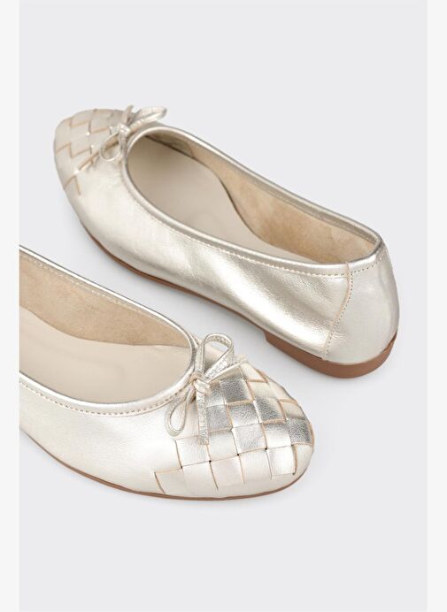 Elle Gold Kadın Deri Babet MITUARA - Görsel 10