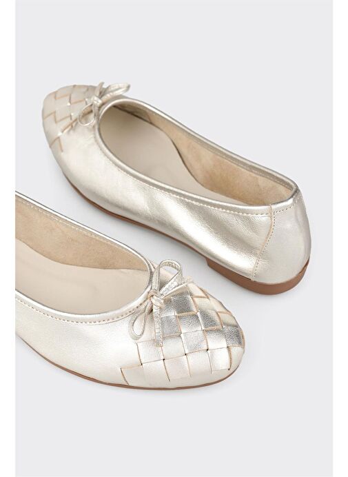 Elle Gold Kadın Deri Babet MITUARA - Görsel 9