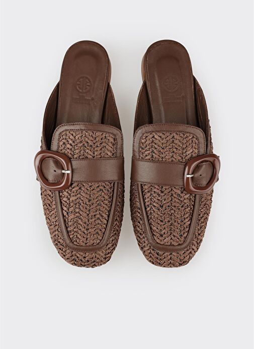 Kahve Kadın Terlik - Görsel 5