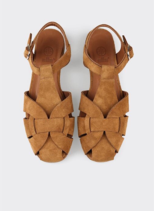 Camel Deri Kadın Günlük Ayakkabı - Görsel 5