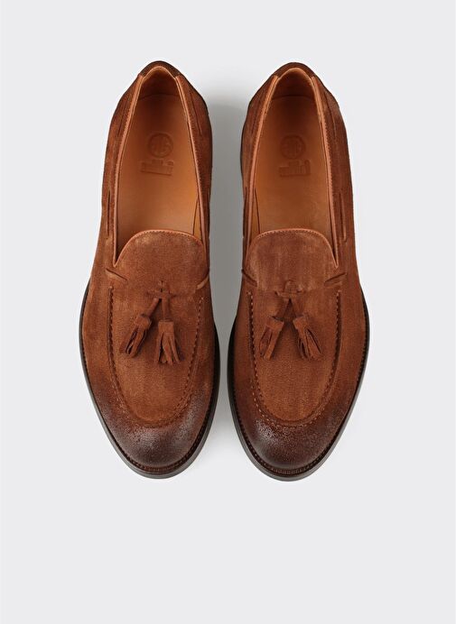 Taba Deri Erkek Klasik Ayakkabı - Görsel 5