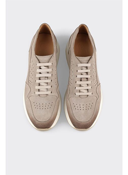 Vizon Deri Erkek Spor Ayakkabı - Görsel 5