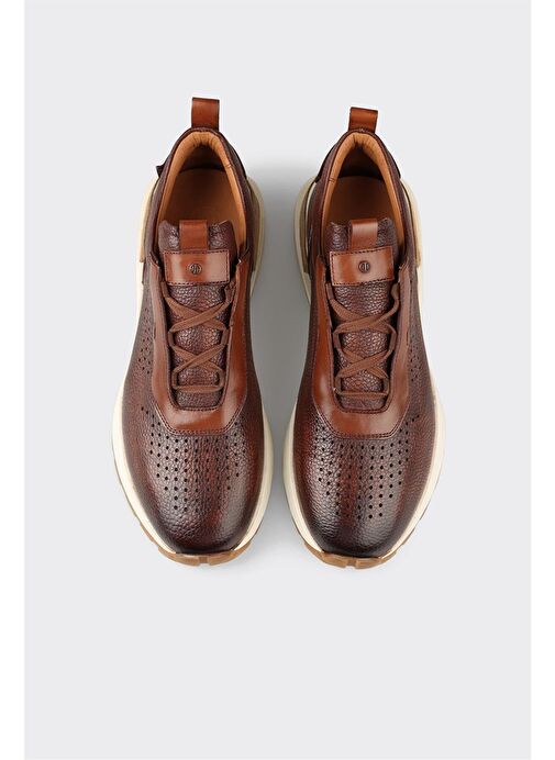 Taba Deri Erkek Spor Ayakkabı - Görsel 5