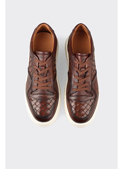 Taba Deri Erkek Spor Ayakkabı - Görsel 5