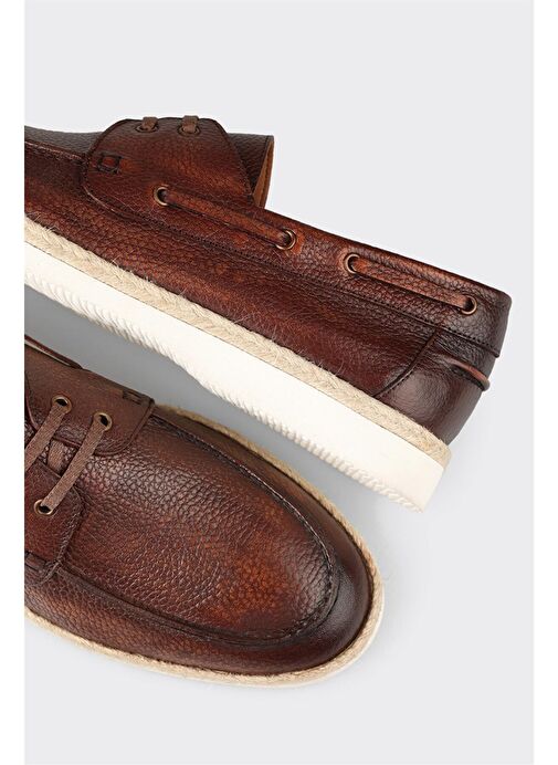 Taba Deri Erkek Günlük Ayakkabı - Görsel 6