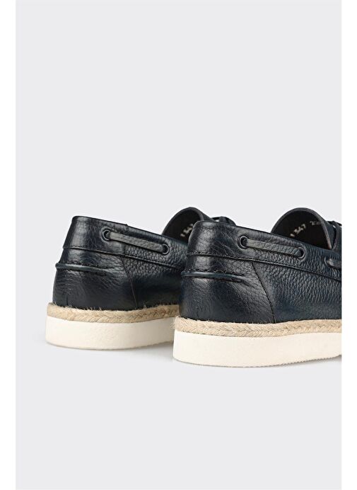 Elle Lacivert Erkek Deri Günlük Ayakkabı NOURDEN - Görsel 6