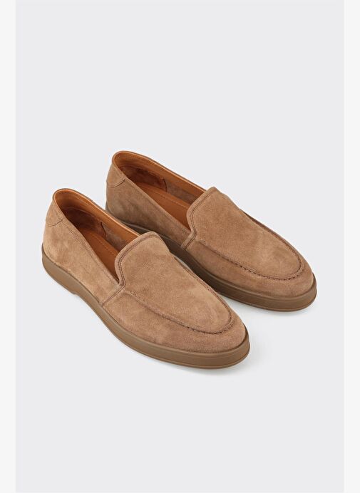 Camel Deri Erkek Günlük Ayakkabı - Görsel 5