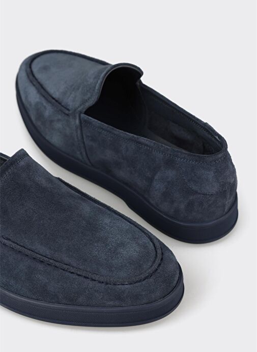 Lacivert Deri Erkek Günlük Ayakkabı - Görsel 6