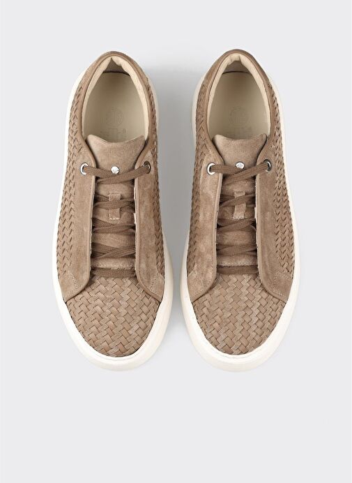 Vizon Deri Erkek Spor Ayakkabı - Görsel 5