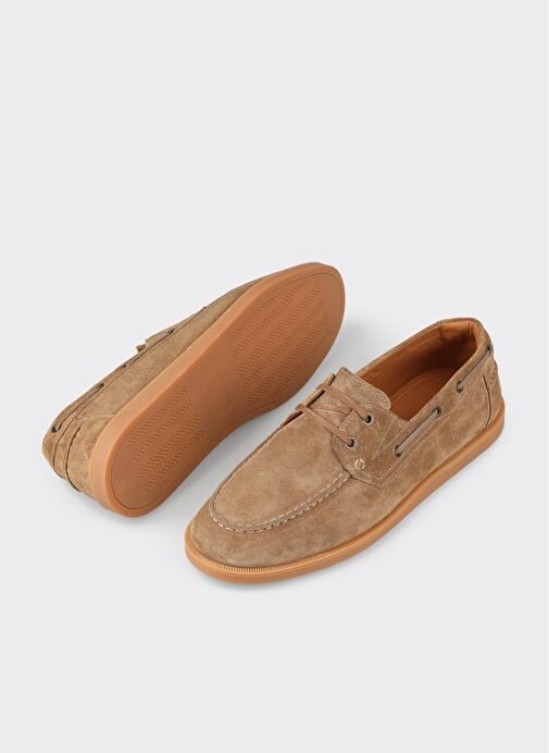 Camel Deri Erkek Günlük Ayakkabı - Görsel 6