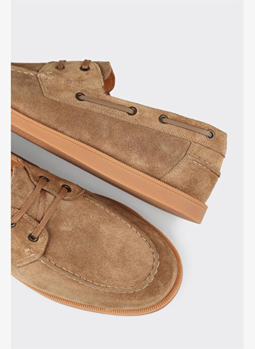 Camel Deri Erkek Günlük Ayakkabı - Görsel 11