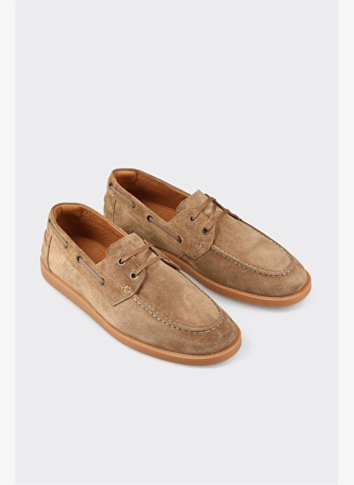 Camel Deri Erkek Günlük Ayakkabı - Görsel 5