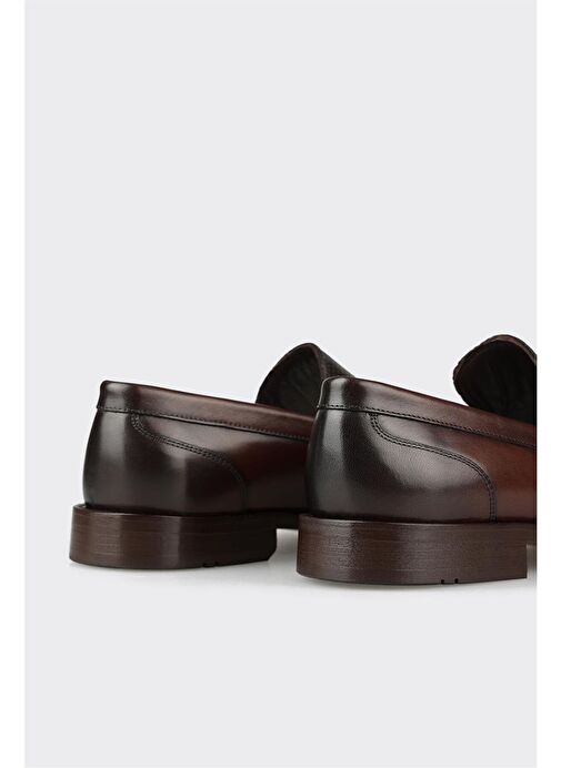 Elle Kahverengi Erkek Deri Klasik Ayakkabı FEDE - Görsel 6