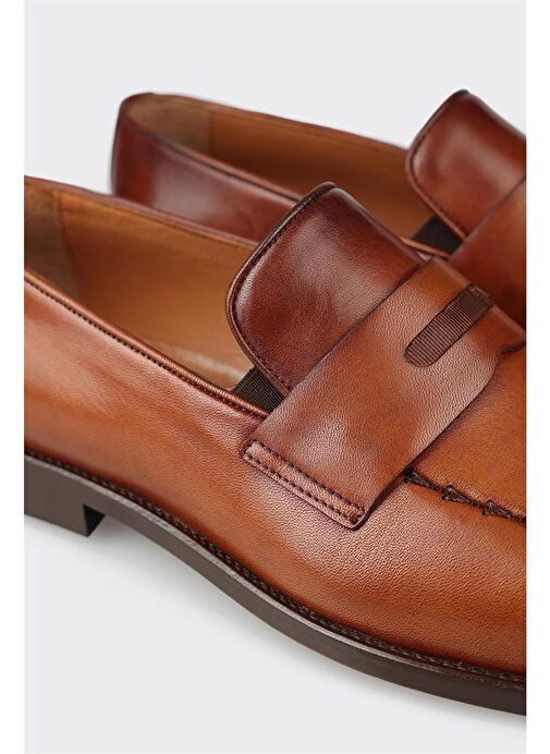 Elle Taba Erkek Deri Klasik Ayakkabı ANDERSEN - Görsel 6