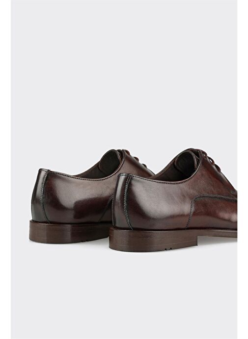 Elle Kahverengi Erkek Deri Klasik Ayakkabı GEONG - Görsel 6