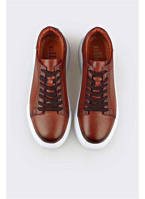 Taba Deri Erkek Günlük Ayakkabı - Görsel 5