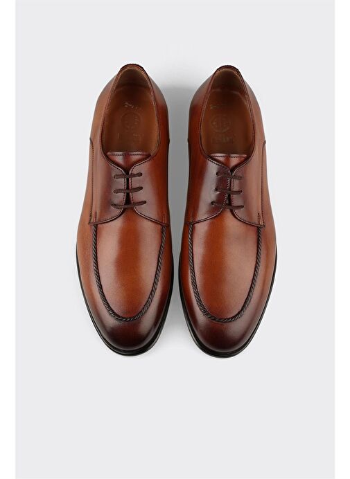 Elle Taba Erkek Deri Klasik Ayakkabı HARVAT - Görsel 5