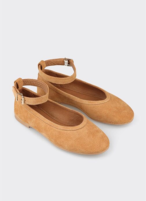 Naturel Deri Kadın Günlük Ayakkabı - Görsel 3