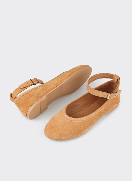 Naturel Deri Kadın Günlük Ayakkabı - Görsel 4