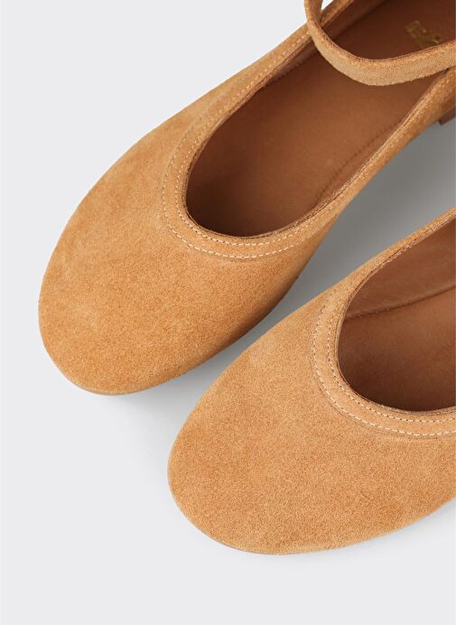 Naturel Deri Kadın Günlük Ayakkabı - Görsel 6