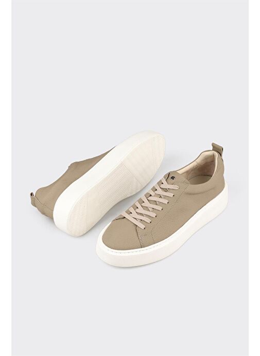 Vizon Deri Erkek Spor Ayakkabı - Görsel 4