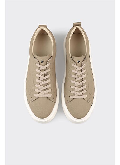 Vizon Deri Erkek Spor Ayakkabı - Görsel 5