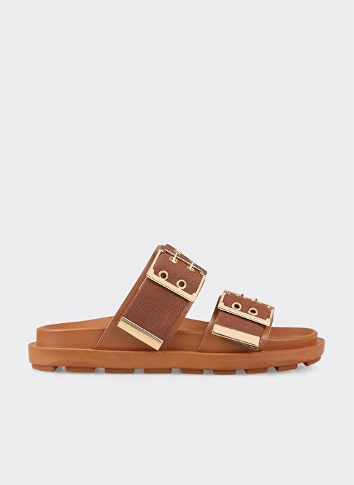 Taba Kadın Düz Terlik - Görsel 2