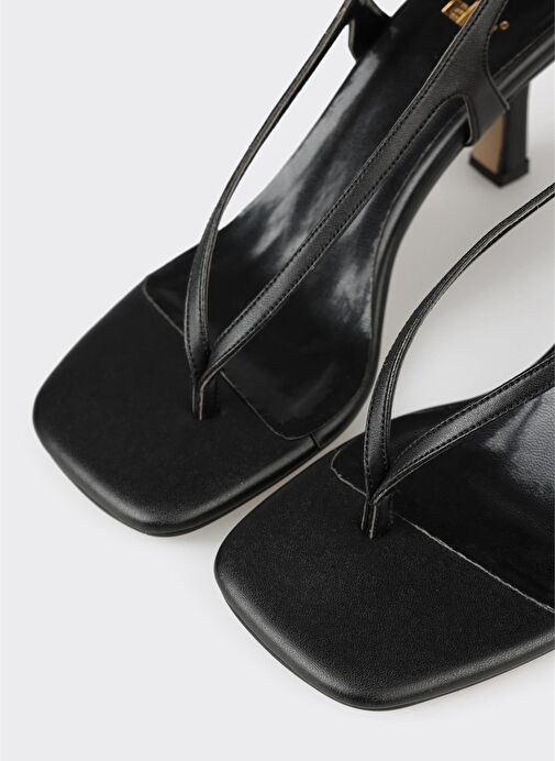 Siyah Kadın Günlük Sandalet - Görsel 5