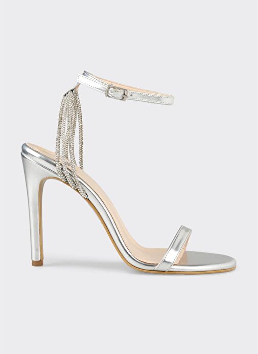 Lame Kadın Topuklu Sandalet - Görsel 2