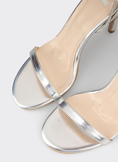 Lame Kadın Topuklu Sandalet - Görsel 5