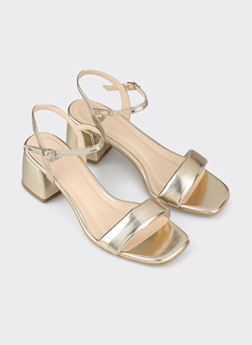 Gold Kadın Günlük Sandalet - Görsel 3
