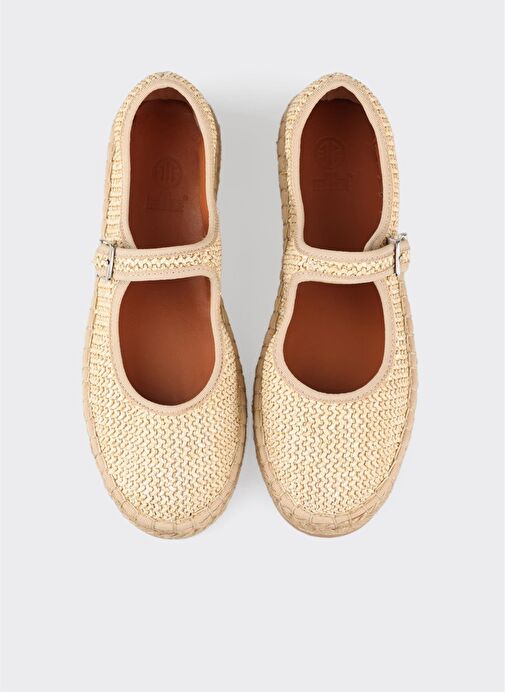 Naturel Deri Kadın Espadril - Görsel 5