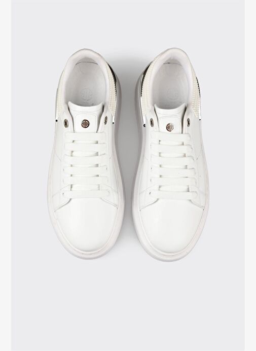 Beyaz Erkek Spor Ayakkabı - Görsel 5