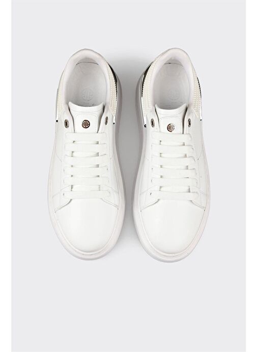 Beyaz Erkek Spor Ayakkabı - Görsel 5