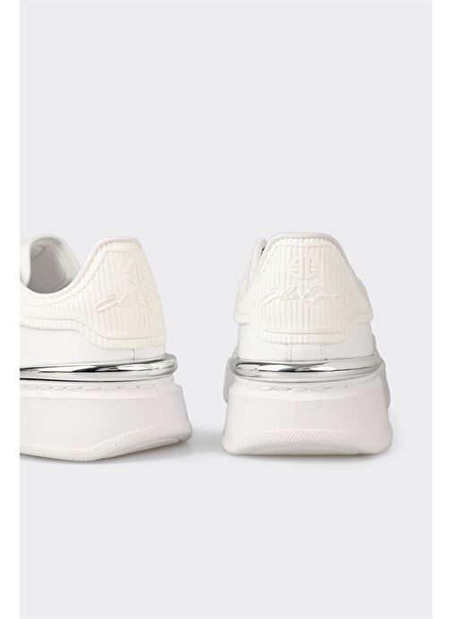 Beyaz Erkek Spor Ayakkabı - Görsel 6